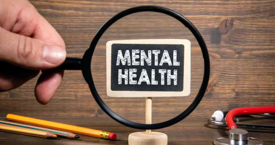 picture written mental health in bold letters